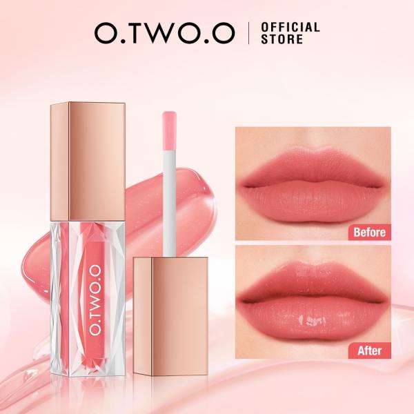 O.TWO.O Crystal Berry Lip Gloss with Vibrant Color and Hydrating Non-Sticky Formula