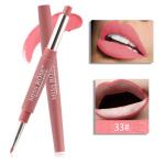 MISS ROSE 2-in-1 Lip Liner and Lipstick - Waterproof, High Pigment