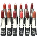 12 Matte Lipsticks Set – Multicolor Shades with Smooth Texture and Long-Lasting Matte Finish for Bold Professional Makeup