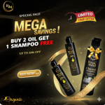 (Buy 2 Get 1 free) Rivaj Mahal Hair Oil & Shampoo 200ml  | Hair Growth & Hair Food Oil with Rosemary | Stops Hair Fall & Promotes Thick, Shiny Hair for Men & Women