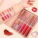 12-Color Matte Liquid Lipstick Set 2.5ml Each – Mocmallure Velvet Lip Gloss Combo