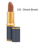 Medora Lipstick Shade 232 Desert Brown - Creamy Rich Color, Long-Lasting Wear