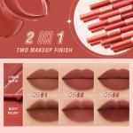 PinkFlash Duo 2-in-1 Liquid Matte Lipstick with Misty Effect PF-L13