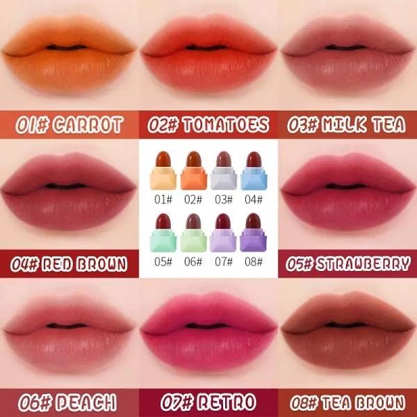 DEROL 8 Colour Little Monster Capsule Mini Lipstick Set