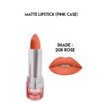 Glamorous Face Matte Lipstick with Vitamin E & Aloe Vera - Pink Case