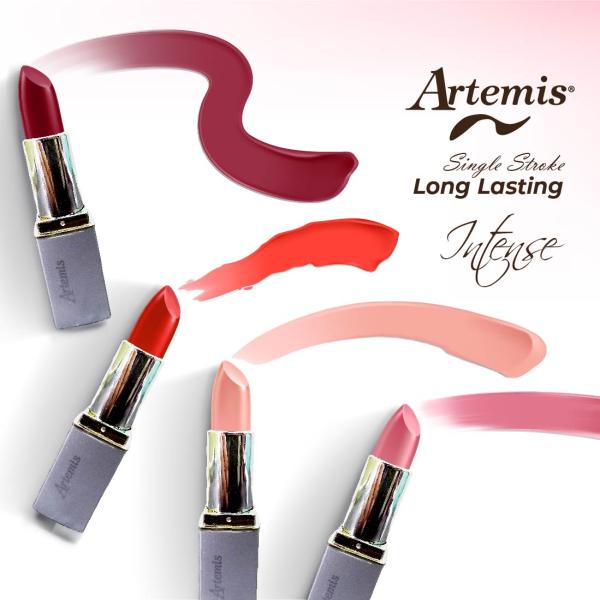 Artemis 711 Intense Long Lasting Lipstick - Single Stroke, Smudge-Proof