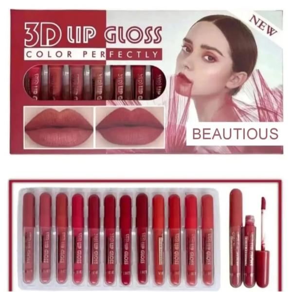 6Pcs Nude Liquid Velvet Matte Lipstick Set – Long-Lasting Waterproof Lip Gloss Kit for Women