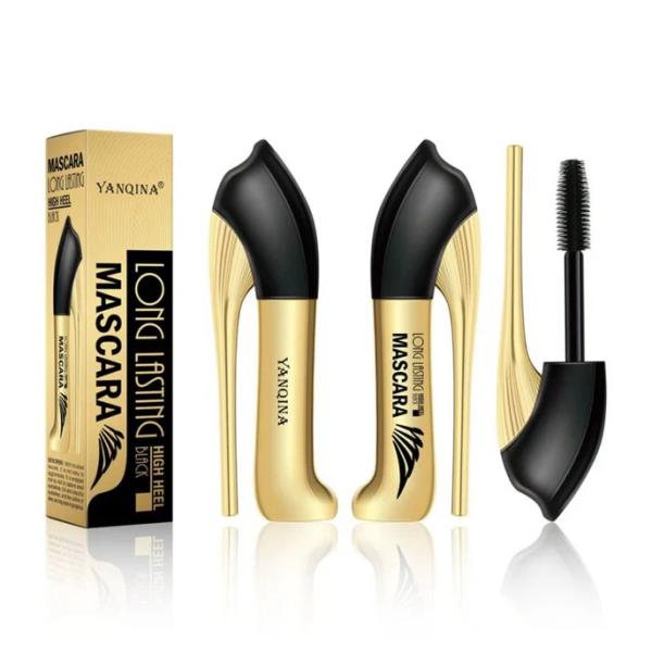 Yanqina 1 Second Volume Waterproof Mascara – High-Wear Black Lash Booster