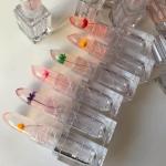 Magic Temperature Color Changing Lipstick 6-Pack with Real Flower in Transparent Jelly Balm
