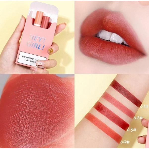 Heng Fang Hey Girl Wonder Tube Lipstick Set 4 Pieces Model 9103