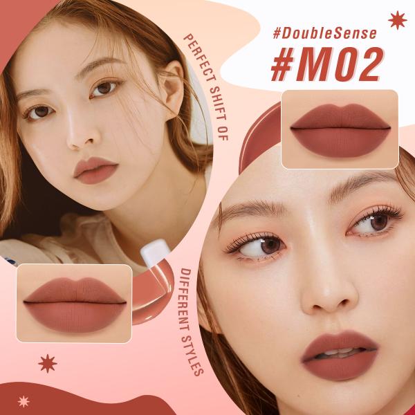PinkFlash Duo 2-in-1 Liquid Matte Lipstick with Misty Effect PF-L13