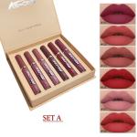 12-Color Matte Liquid Lipstick Set 2.5ml Each – Mocmallure Velvet Lip Gloss Combo
