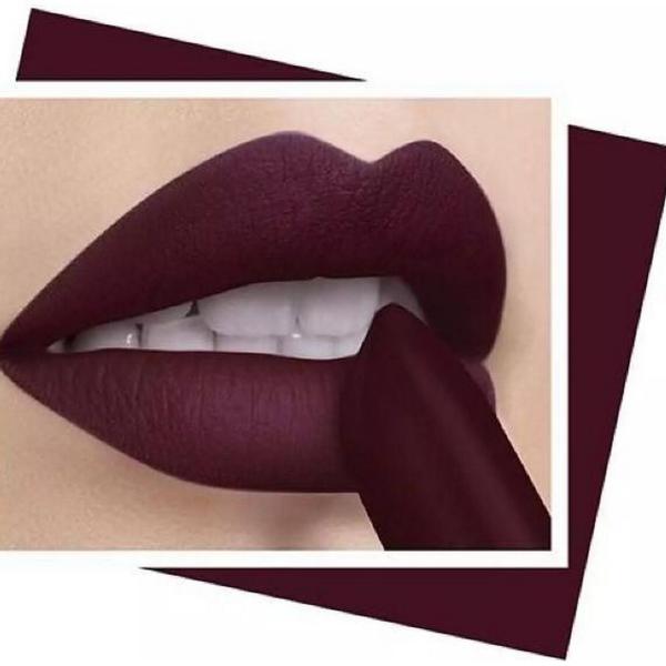 Dark Maroon Lipstick - High Pigment Matte Finish Lip Color