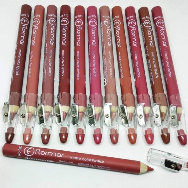 Jumbo Matte Lipstick with Sharpener - Pack of 6 or 12 for Vibrant, Long-Lasting Lip Color