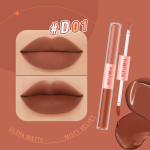 PinkFlash Duo 2-in-1 Liquid Matte Lipstick with Misty Effect PF-L13