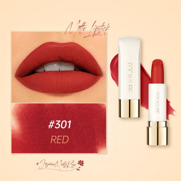FA 203 Focallure Natural Matte Velvet Lipstick with Rose Jasmine Oil