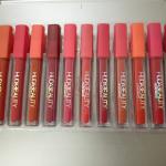 Long Lasting Waterproof Matte Lip Gloss Pack of 6 or 12 - Various Shades