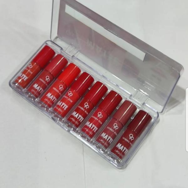 Matte Lipstick and Lip Gloss Collection - Pack of 6 or 8 Vibrant Shades