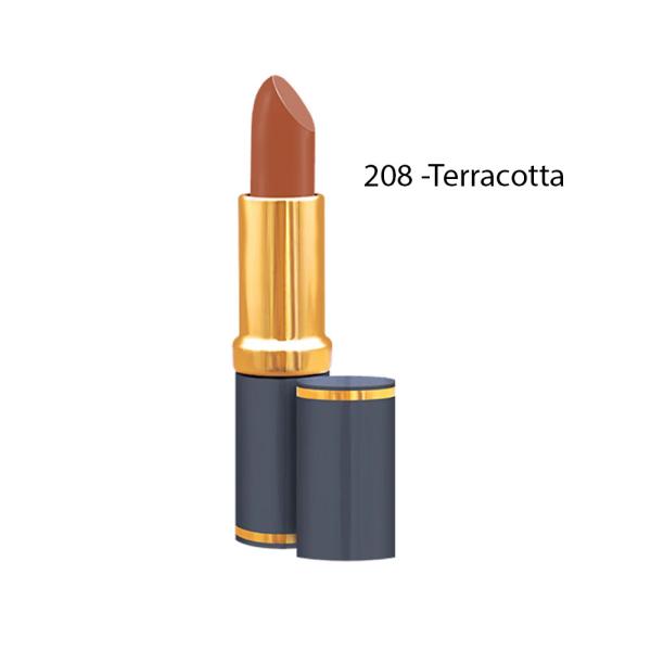 Medor Lipstick Shade 208 Terracotta - Rich Pigmentation & Long Wear