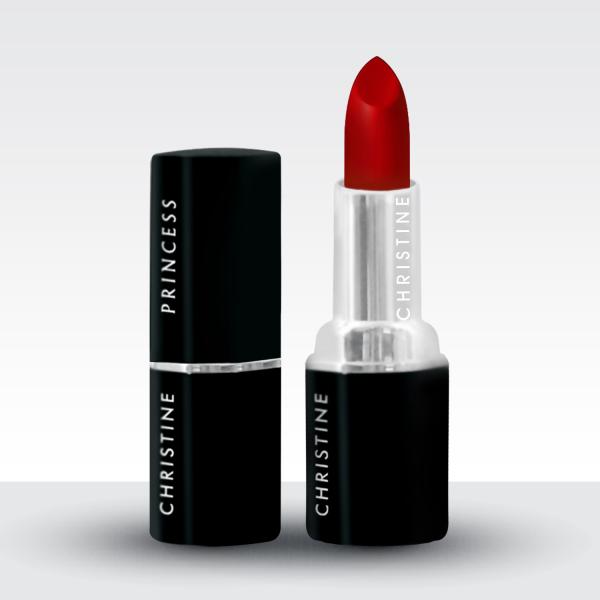 Christine Princess Lipstick Shade 117 - Soft Matte and Pearly Finish in 92 Shades