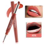 MISS ROSE 2-in-1 Lip Liner and Lipstick - Waterproof, High Pigment