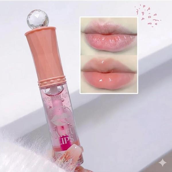 Transparent Moisturizing Lip Gloss - Fruity, Non-Toxic Balm for Girls and Women