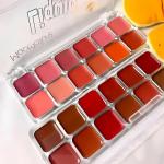 Mocallure 12-Color Matte Waterproof Lipstick Palette - High Pigment, Smudge-Proof