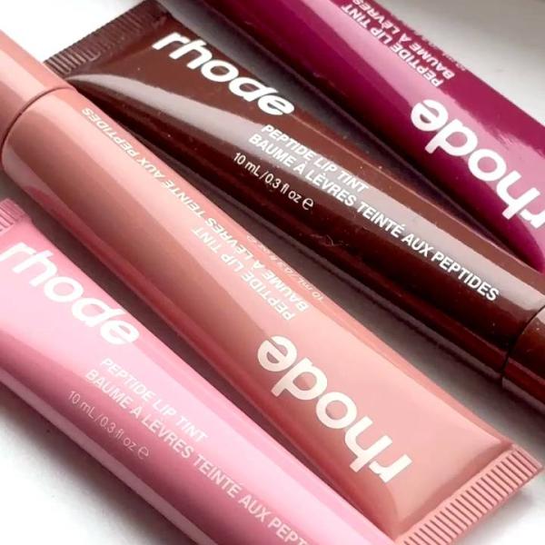 Rhode Peptide Lip Treatment & Gloss - Hydrating Tinted Lip Balm with High Shine Finish