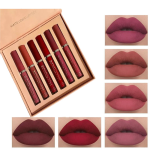 6Pcs Nude Liquid Velvet Matte Lipstick Set – Long-Lasting Waterproof Lip Gloss Kit for Women