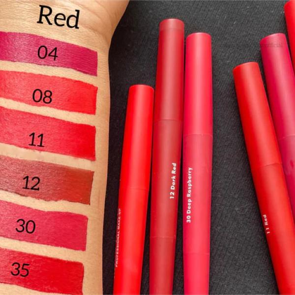 MISS ROSE 2-in-1 Lip Liner and Lipstick - Waterproof, High Pigment