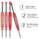 MISS ROSE 2-in-1 Lip Liner and Lipstick - Waterproof, High Pigment