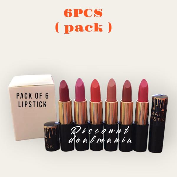 Matte Lipstick Set - Pack of 12 Multicolor Shades in Compact Box