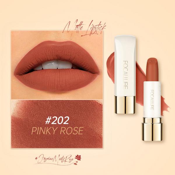 FA 203 Focallure Natural Matte Velvet Lipstick with Rose Jasmine Oil
