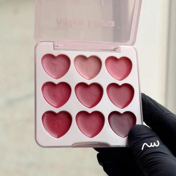 Huxia Beauty Matte Jelly Lip Cream Palette with 12 Versatile Matte Colors
