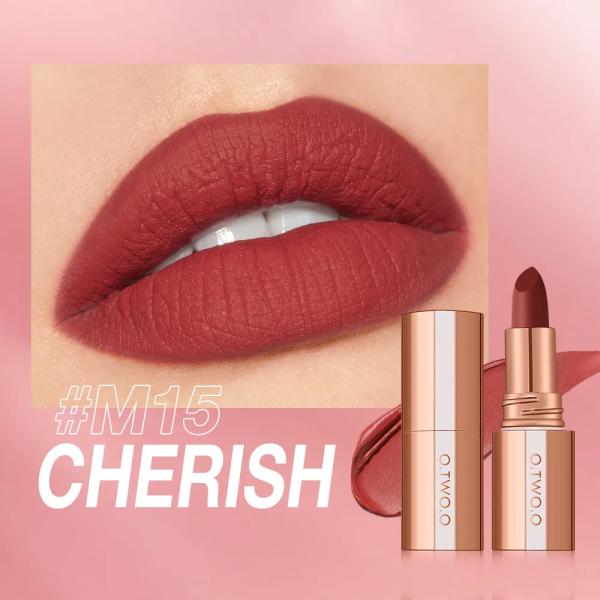 O.TWO.O Matte Bullet Lipstick – Rich Pigmentation, Smooth Application, Long-Lasting Wear