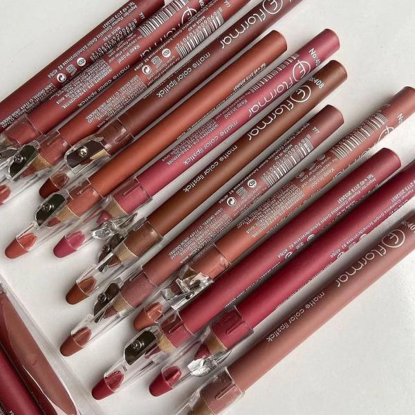 Flormar Matte Color Lip Pencil High Pigmentation Creamy Waterproof Lip Liner