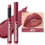 LANGMANNI Premium Velvet Matte Lipstick Multi-Pack - Hydrating, Waterproof Long-Wear with 12 Vibrant Shades