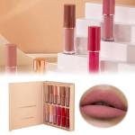 12-Color Matte Liquid Lipstick Set 2.5ml Each – Mocmallure Velvet Lip Gloss Combo