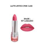 Glamorous Face Matte Lipstick with Vitamin E & Aloe Vera - Pink Case
