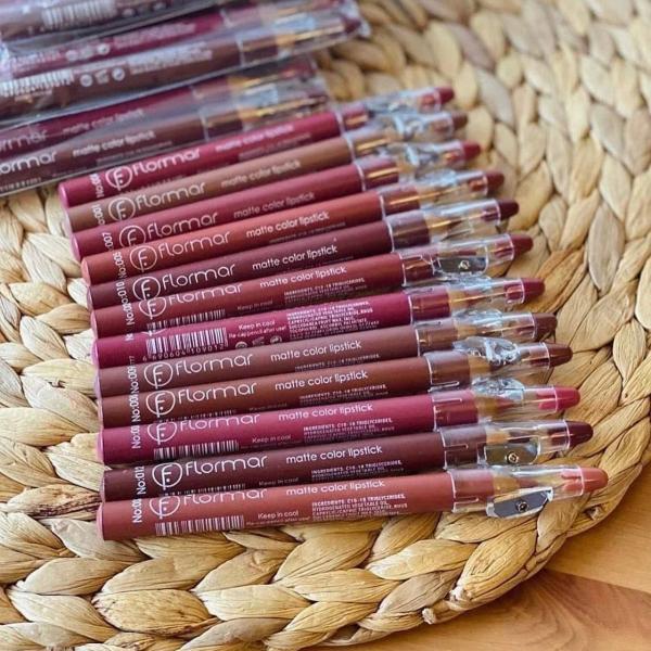 Jumbo Matte Lipstick with Sharpener - Pack of 6 or 12 for Vibrant, Long-Lasting Lip Color