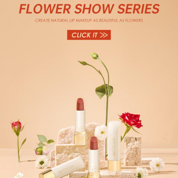 FA 203 Focallure Natural Matte Velvet Lipstick with Rose Jasmine Oil