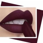 Dark Maroon Lipstick - High Pigment Matte Finish Lip Color
