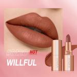 O.TWO.O Matte Bullet Lipstick – Rich Pigmentation, Smooth Application, Long-Lasting Wear