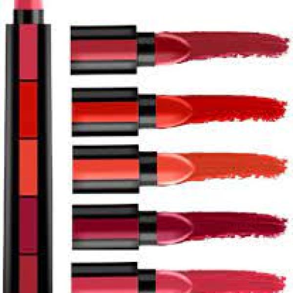 Julystar 5-in-1 Matte Lipstick Collection with Random Colors – Multi-Step Lip Makeup