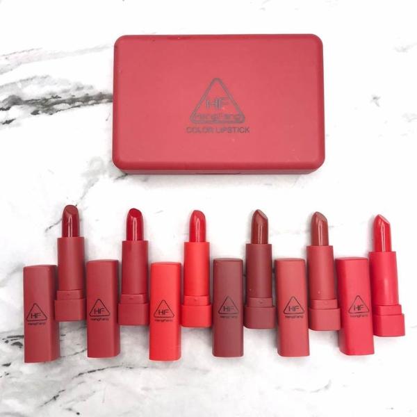 Hengfang 6 in 1 Matte Lipstick Set - Waterproof Six-Color Lip Kit