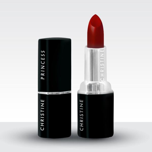 Christine Princess Lipstick Shade 142 - Matte and Pearly Finish, Soft Smooth Texture