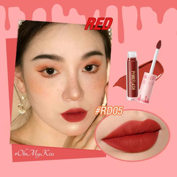 Pinkflash Soft Matte Liquid Lipstick - Waterproof, Moisturizing, Highly Pigmented in 14 Shades