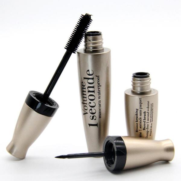 YANQINA Pack of 2 Waterproof Volume 1 Seconde Eyeliner and Mascara