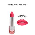 Glamorous Face Matte Lipstick with Vitamin E & Aloe Vera - Pink Case