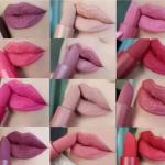 Pack of 12 Matte Lipsticks – 5-in-1 & 4-in-1 Waterproof Long-Lasting Set in Red, Brown, Nude, Pink, Maroon